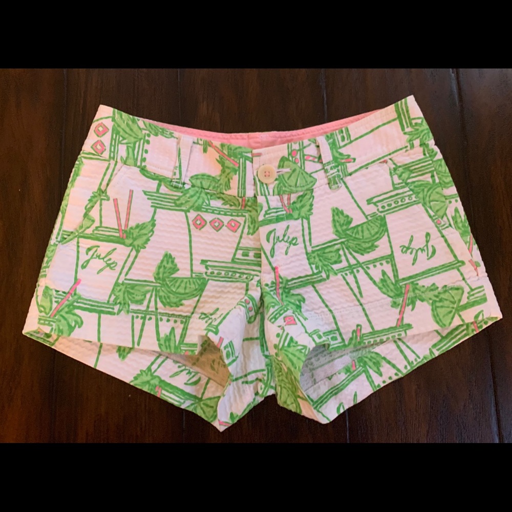 Lilly Pulitzer Mint Julep Short Rare